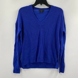 J. Crew Pullover Sweater V Neck Merino Wool Blend